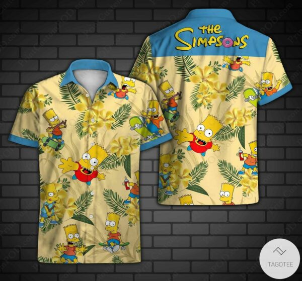 The Simpsons Hawaiian Shirt Beach Outfit Summer