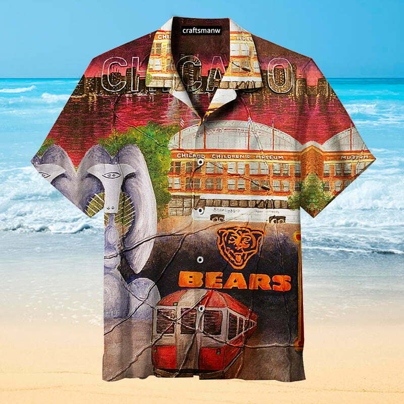 The Vintage Chicago Bears Hawaiian Shirt