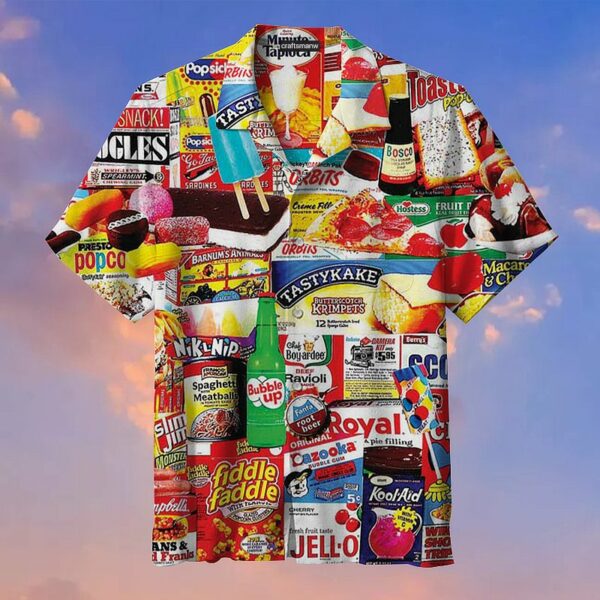 Things I Ate As A Kid Nostalgic Hawaiian Shirt