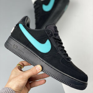 Tiff & Co. x Nike Air Force 1 Low 1837 Black Blue DZ1382-001 For Sale