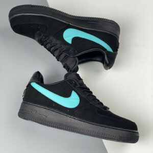 Tiff & Co. x Nike Air Force 1 Low 1837 Black Blue DZ1382-001 For Sale