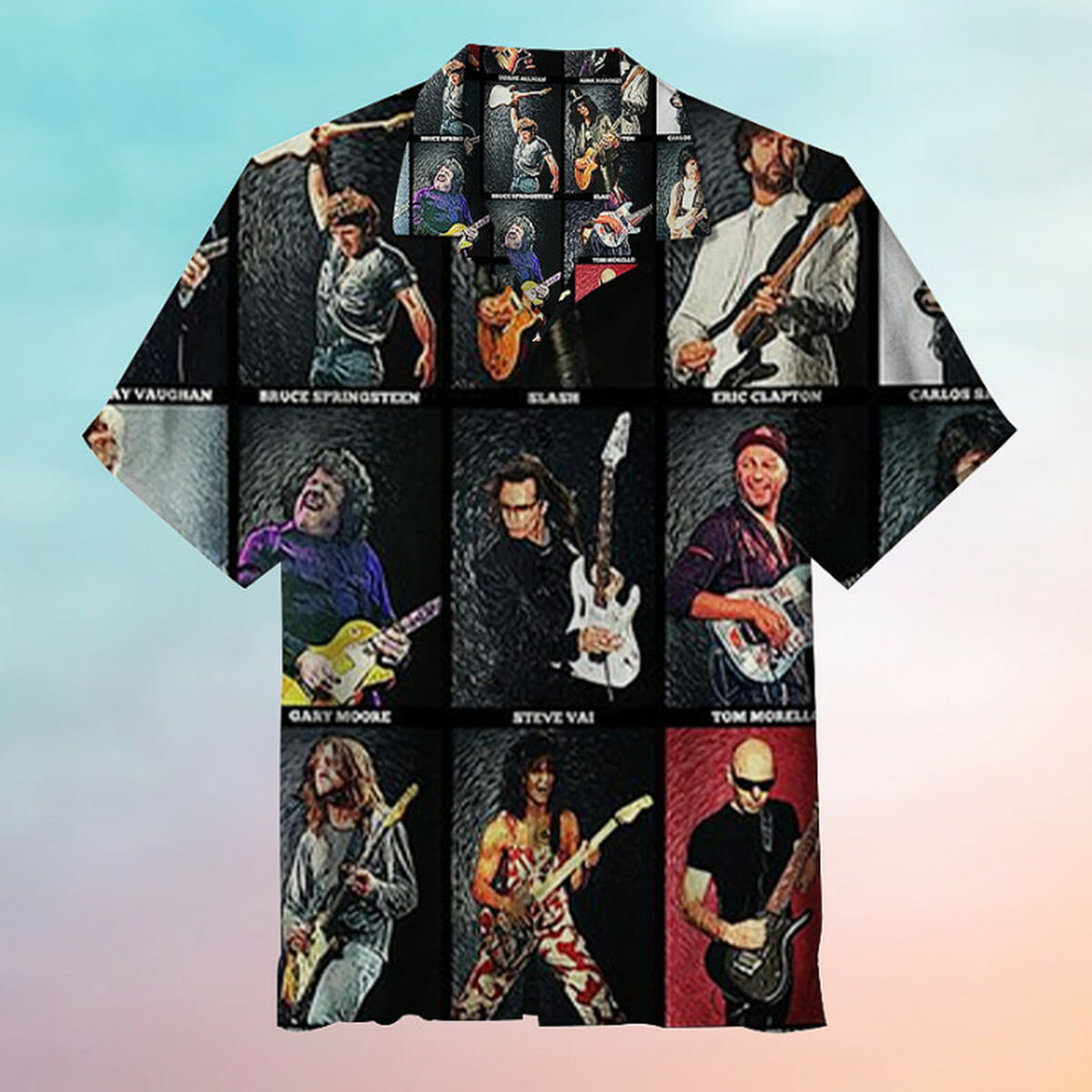 Trendy Classical Guitarist Fashion Hawaiian Shirt