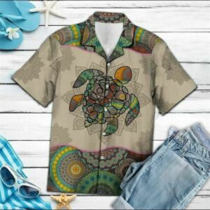 Turtle Mandala Hawaiian Shirt Outfit Beach Summer