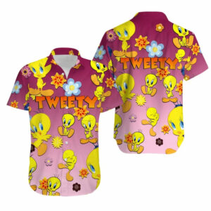 Tweety Looney Tunes Cute Hawaiian Shirt