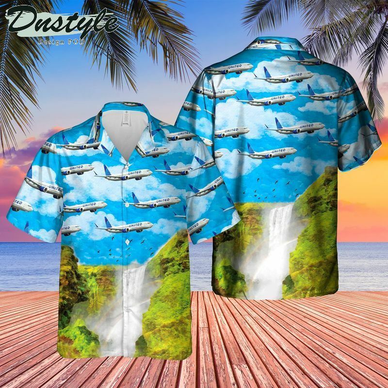 United Airlines Boeing 737 Max Hawaiian Shirt