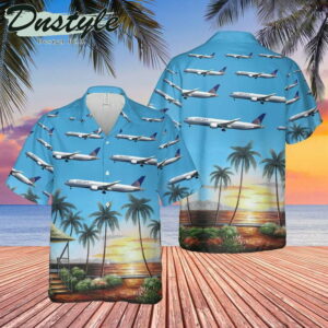 United Airlines Boeing 7879 Dreamliner Hawaiian Shirt