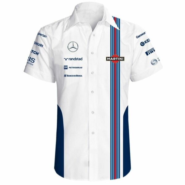 Williams Martini Formula Racing F1 Hawaiian Shirt