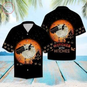 Witches With Hitches S Hawaiian Shirt