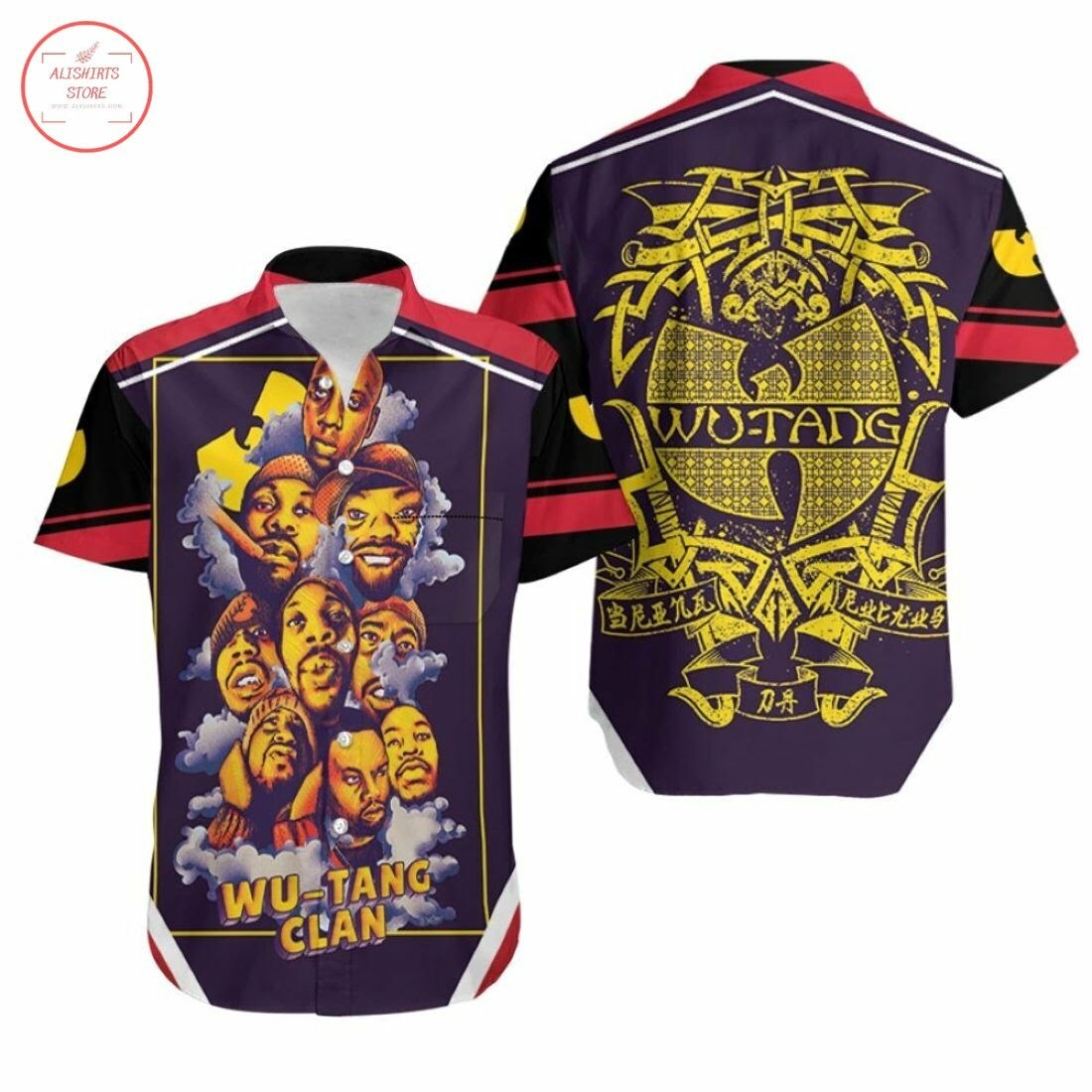 Wutang Clan Smoke Legend S Hawaiian Shirt