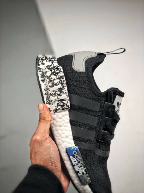 Adidas NMD R1 V2 Black White EH0779 For Sale