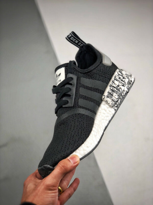 Adidas NMD R1 V2 Black White EH0779 For Sale