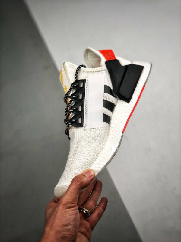 Adidas NMD R1 V2 White Solar Red Black FX9451 For Sale