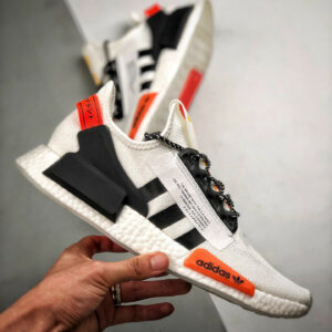 Adidas NMD R1 V2 White Solar Red Black FX9451 For Sale