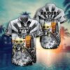 Baby Yoda Star Wars Las Vegas Raiders Hawaiian Shirt JZ