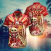 Baby Yoda Star Wars Loves San Francisco 49Ers NFL Hawaiian Shirt ME