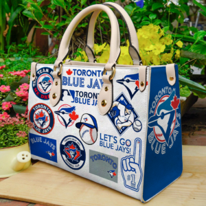 Toronto Blue Jays Women Leather Hand Bag