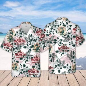 Birra Moretti Hawaiian Shirt OA