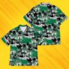 Boston Celtics Island Pattern Hawaiian Shirt XO