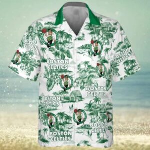 Boston Celtics Island Pattern Him And Her Hawaiian Shirt WK