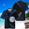 Busch Light Polynesian Samoan Pattern Hawaiian Shirt BW