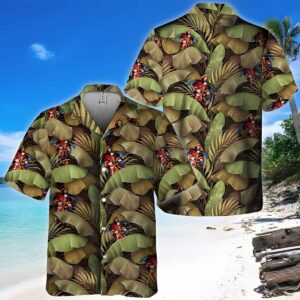 Captain Morgan Banana Leaves Hawaiian Shirt YX