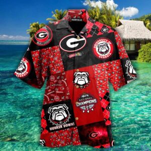 Georgia Bulldogs Uga Football Players Hawaiian Shirt MC