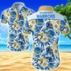 Golden State Warriors Tropical Flora Hawaiian Shirt ES