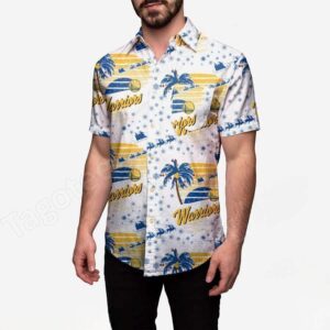 Golden State Warriors Winter Tropical Hawaiian Shirt TH