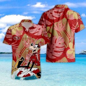 Goofy NFL San Francisco 49Ers Him Hawaiian Shirt ZQ