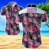 Houston Rockets Tropical Flora Hawaiian Shirt GF