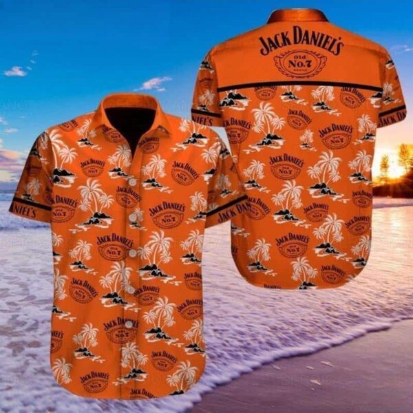 Jack Daniels Whiskey Hawaiian Shirt JY