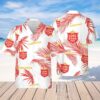 Lone Star Beer Tropical Palm Leaves Hawaiian Shirt UF