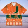 Miami Hurricanes Christmas Pattern Practical Hawaiian Shirt GT