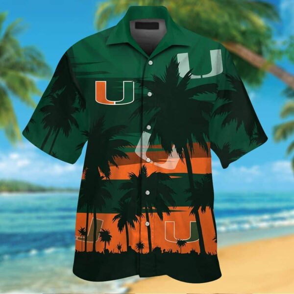 Miami Hurricanes Vintage Hawaiian Shirt LL