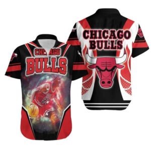 Michael Jordan 23 Chicago Bulls Hawaiian Shirt NL