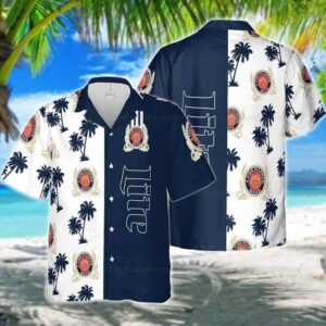 Miller Lite Beer Hawaiian Shirt CG