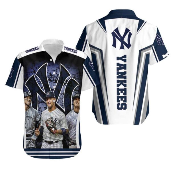 MLB New York Yankees Aaron Judge And Giancarlo Stanton Hawaiian Shirt IX