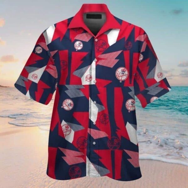 MLB New York Yankees Color Pattern Hawaiian Shirt KE