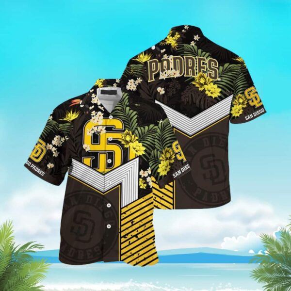 MLB San Diego Padres Tropical Pattern Best Hawaiian Shirt LR