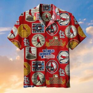 MLB St Louis Cardinals Fathers Day Baseball Hawaiian Shirt JS