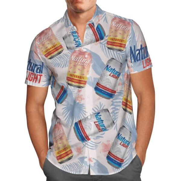 Natural Light Birthday Beer Hawaiian Shirt SP