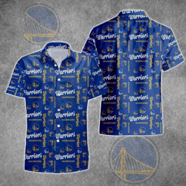 Navy Golden State Warriors Best Basketball Hawaiian Shirt GY