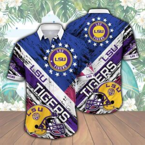 NCAA Lsu Tigers Football Hawaiian Shirt NZ