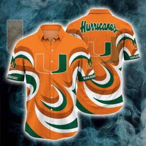 NCAA Miami Hurricanes Best College Football Hawaiian Shirt HP