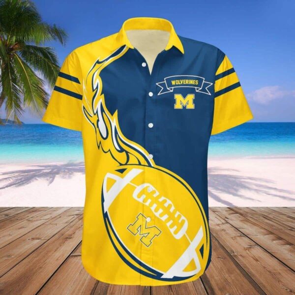 NCAA Michigan Wolverines Hawaiian Shirt WZ