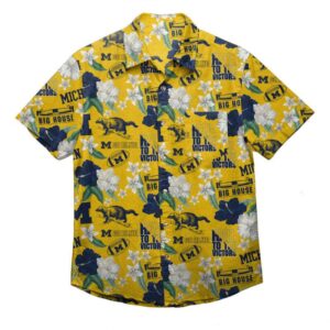 NCAA Michigan Wolverines Hawaiian Shirt VB