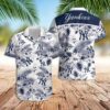 New York Yankees Hibiscus Flower Pattern Hawaiian Shirt LO