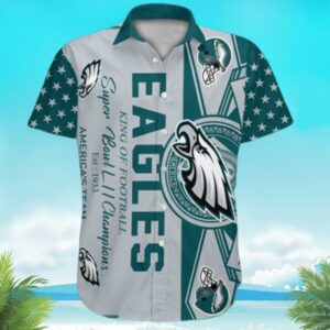 NFL Philadelphia Eagles King Of Football Him Hawaiian Shirt OU