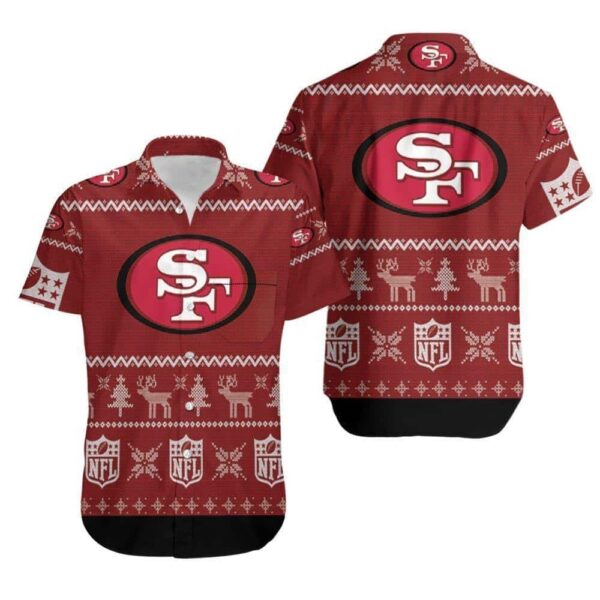 NFL San Francisco 49Ers Christmas Football BoyHawaiian Shirt UJ