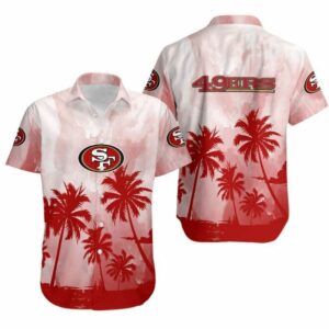 NFL San Francisco 49Ers Coconut Trees Best Hawaiian Shirt RQ